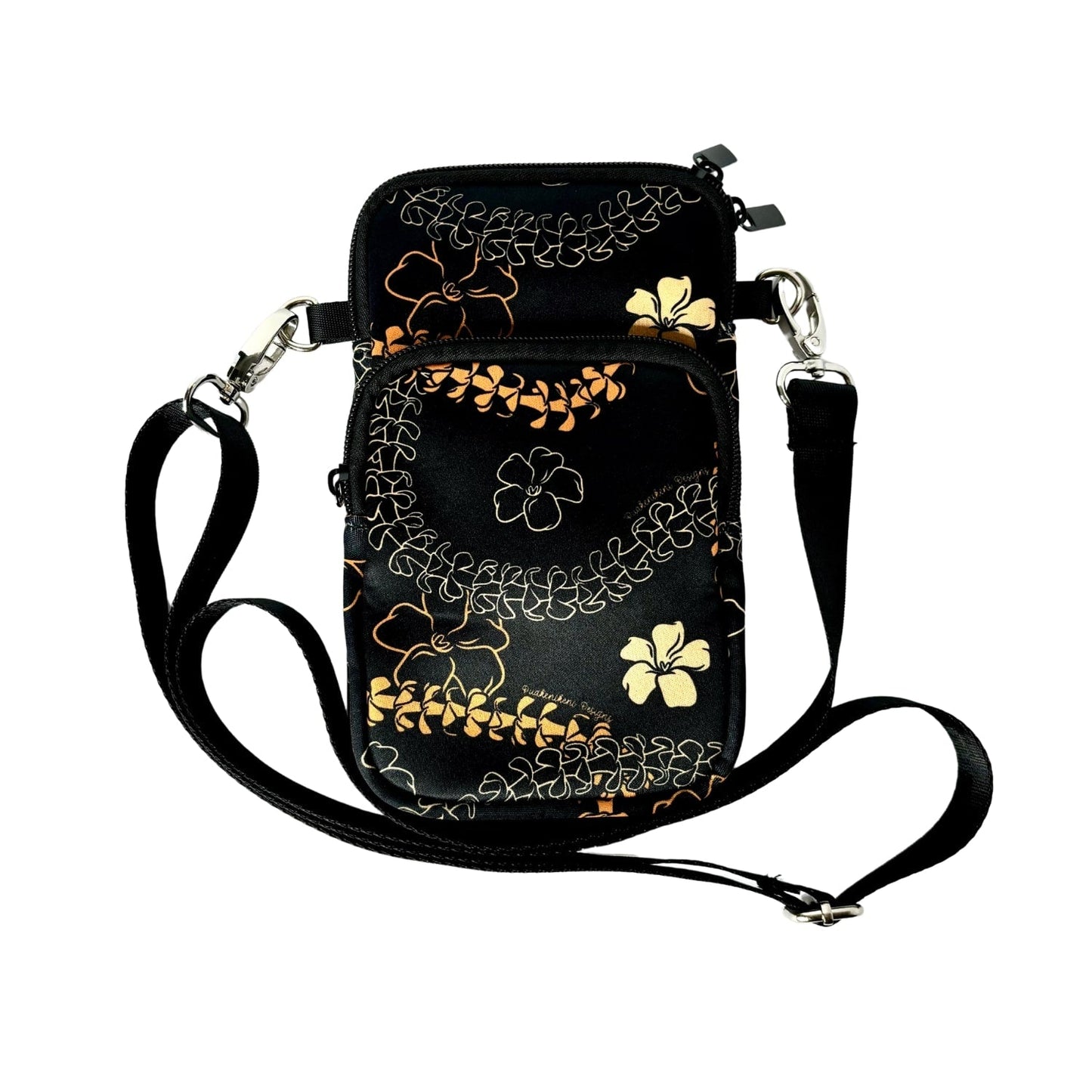 CELL PHONE CROSSBODY - Ha'aheo Black & Orange