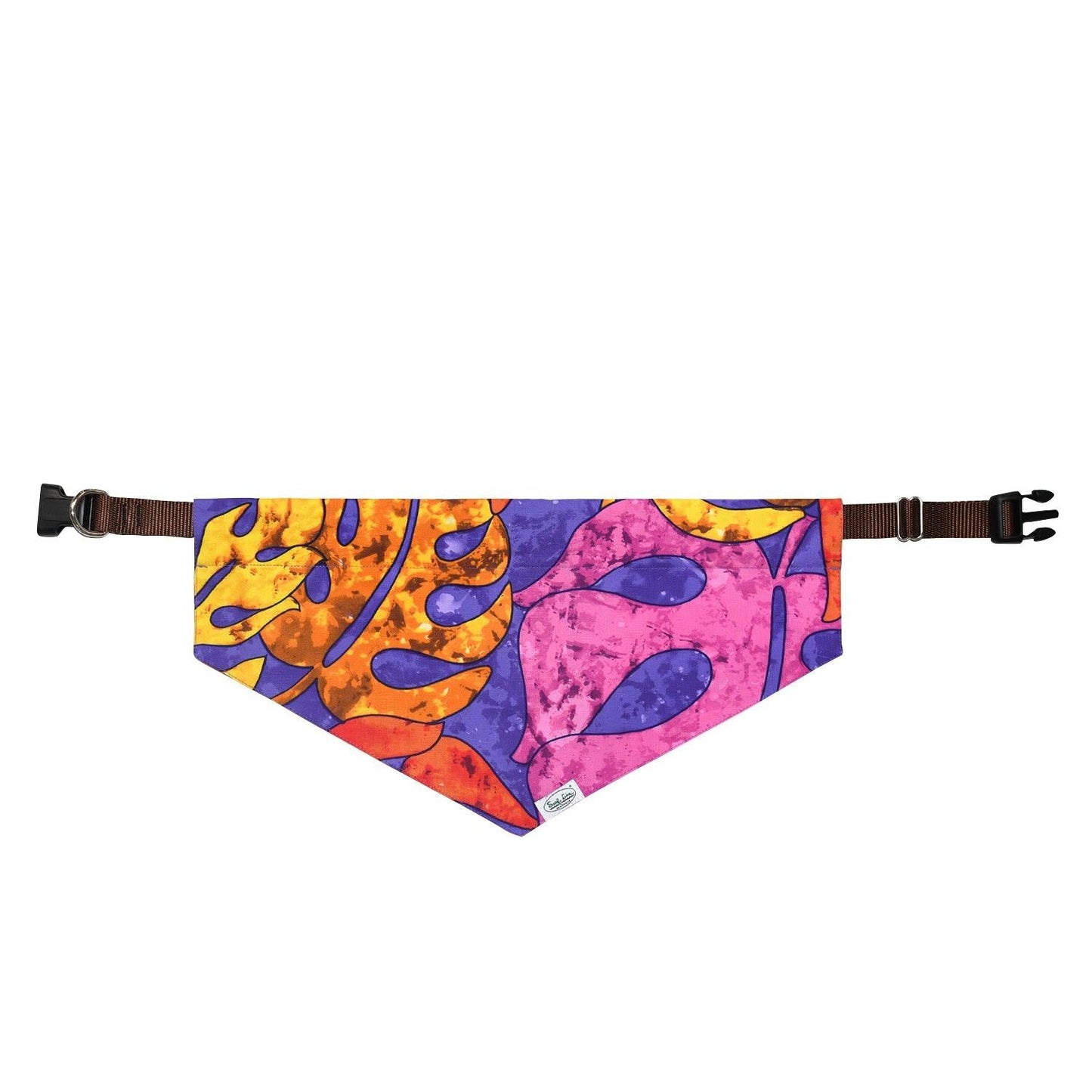 PET COLLAR SCARF Surf Line Hawaii Leaves