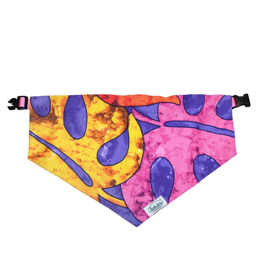 PET COLLAR SCARF Surf Line Hawaii Leaves