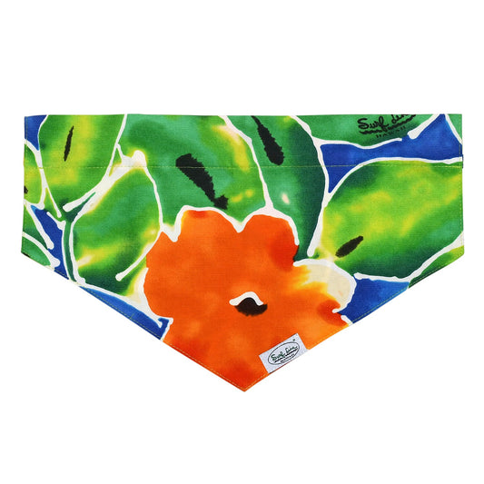 PET COLLAR SCARF Flower Star Blue