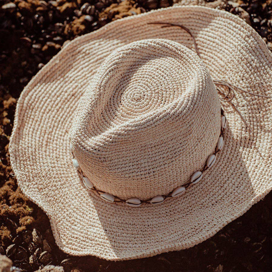 COWRIE COWBOY Rafia Shapable Hat - Natural
