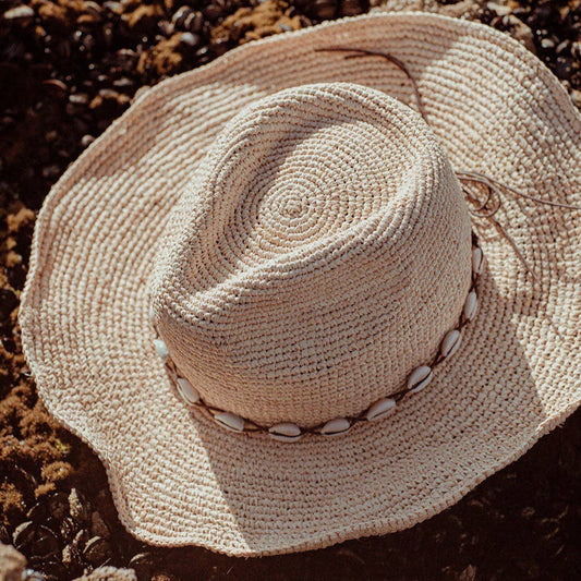 COWRIE COWBOY Rafia Shapable Hat - Natural