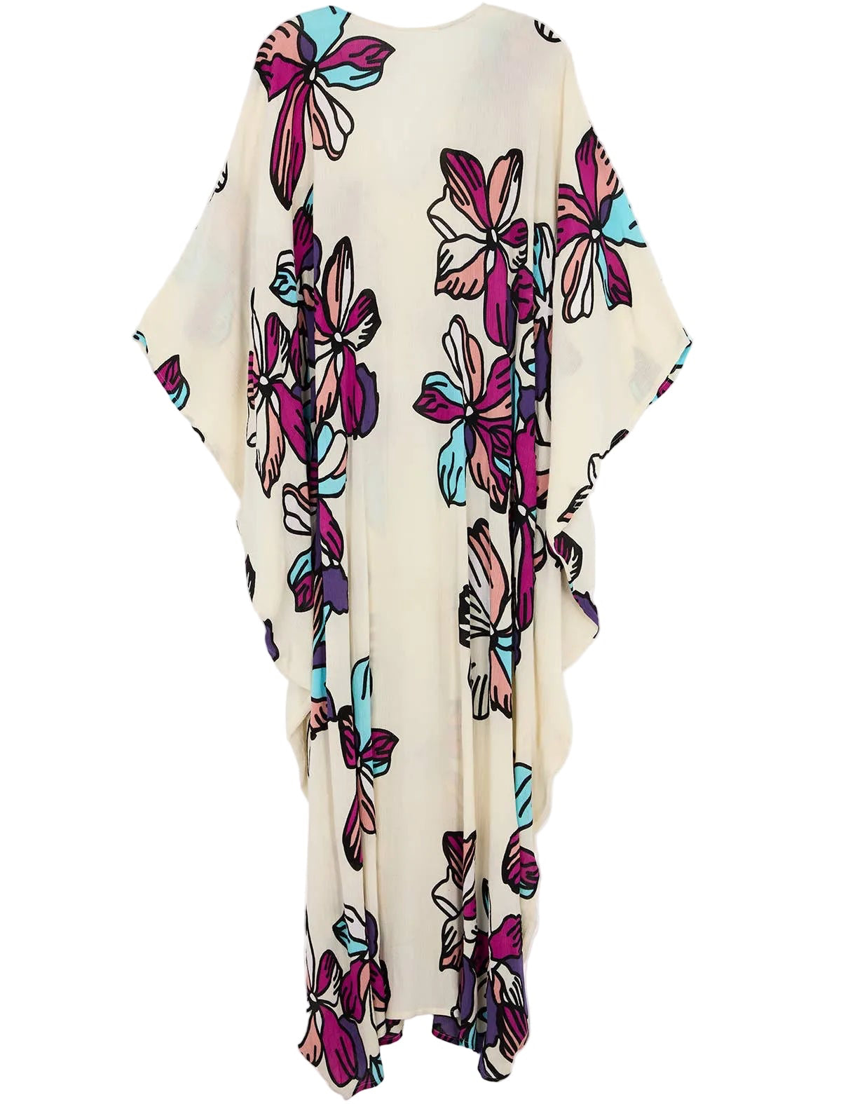TROPICAL KAFTAN - Off White