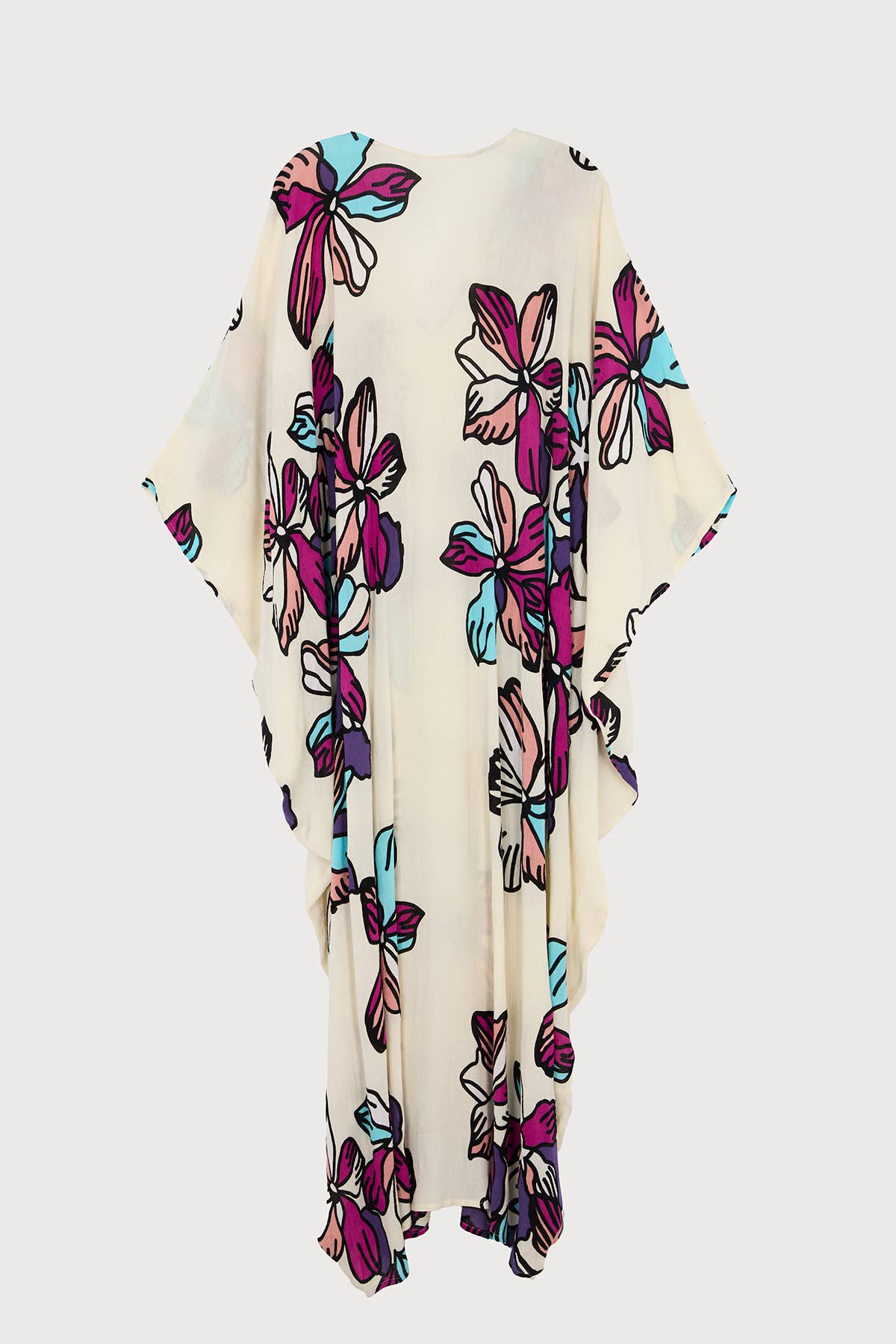 TROPICAL KAFTAN - White